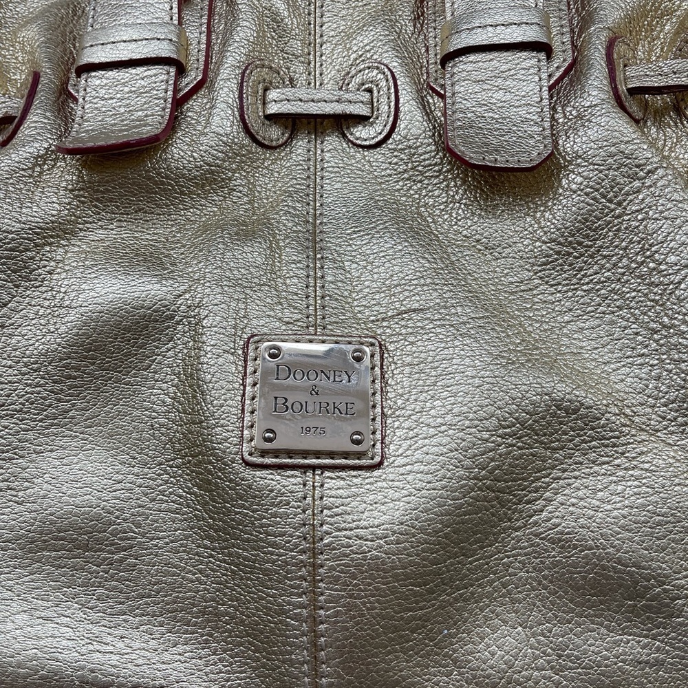 Dooney and Bourke “Chiara” Large Gold Tote - Picture 2 of 11